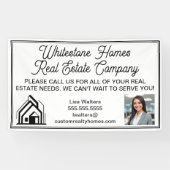 Custom Real Estate Company Logo Advertising Banner (Horizontal)