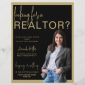 Custom Realtor Beruflich Real Anwesen Marketing Flyer (Vorne)