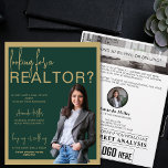 Custom Realtor Beruflich Real Anwesen Marketing Flyer<br><div class="desc">Der Custom Realtor Beruflich Real Anwesen Marketing Flyer, ein hoch entwickeltes und hocheffektives Tool, das Ihre Bemühungen um das echte Anwesen Marketing erhöht. Dieser Flyer verfügt über eine persönliche Nachbarschaftskarte mit Foto, mit der Sie sich auf persönlicher Ebene mit Ihrem Publikum verbinden können. Der Flyer verbindet Eleganz und Funktionalität perfekt...</div>
