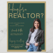 Custom Realtor Beruflich Real Anwesen Marketing Flyer (Vorne)
