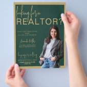 Custom Realtor Beruflich Real Anwesen Marketing Flyer (Hand)