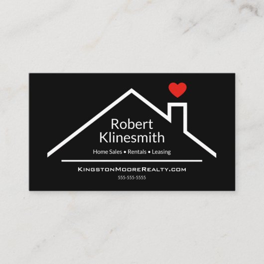 Custom Realtor Visitenkarte (Vorderseite)