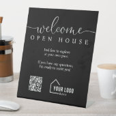 Custom Realtor Welcome Open House Sockelschild (In Situ)