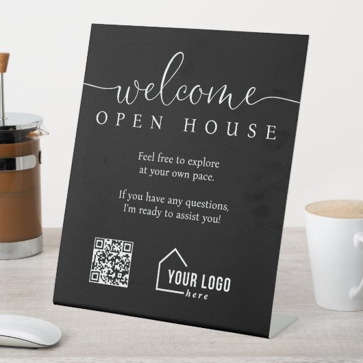Custom Realtor Welcome Open House Sockelschild (In Situ)