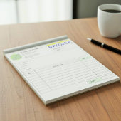 Custom Receipt Books | Logo, Sales Order Form Notizblock