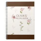 Custom recipe book, Personalized Recipe journal Notizblock (Vorderseite)