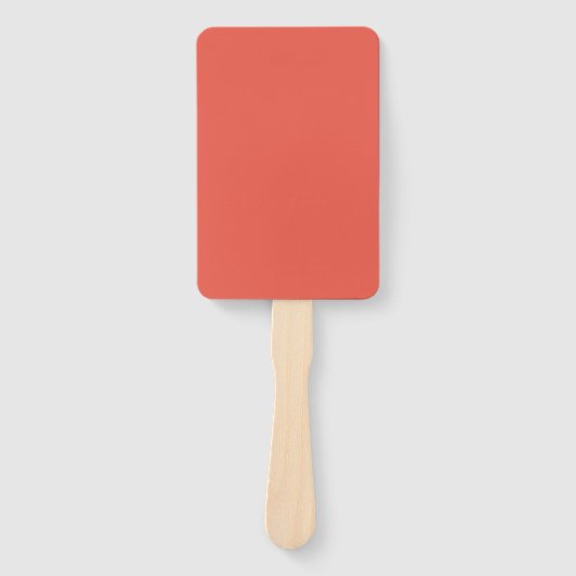 Custom Rectangle Fan – Fire Opal Bold Fächer (Vorderseite)