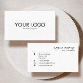 Custom Rectangular Logo Business card template Visitenkarte
