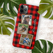 Custom Red Black Buffalo Lumberjack Karo Kariert Case-Mate iPhone Hülle