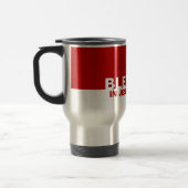 Custom Red BLESSEED in Jesus' Name Christlich Reisebecher (Links)