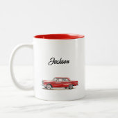 Custom Red Car Tasse (Links)