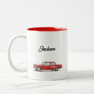 Custom Red Car Tasse