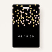 Custom Red Carpet VIP Pass Bat Mitzvah Ausweis (Rückseite)