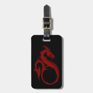 Custom Red Dragon Apalala Gepäcktag Gepäckanhänger