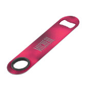 Custom Red Foil Speed Bottle Opener Flaschenöffner (Vorderseite Schrägansicht)