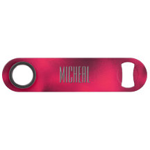Custom Red Foil Speed Bottle Opener