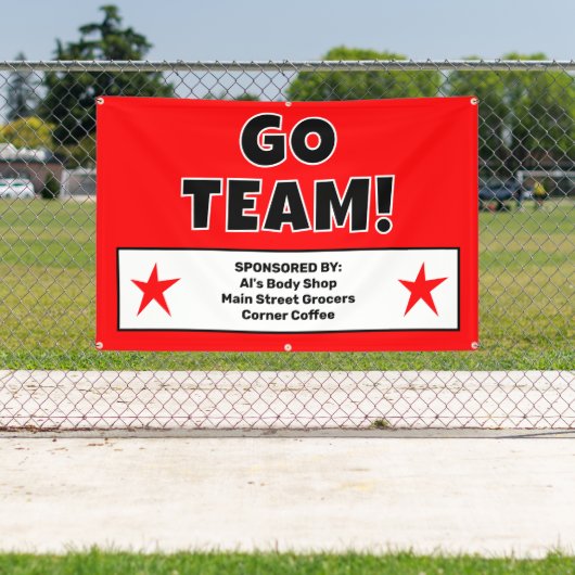 Custom Red Go Team Banner (InSitu)