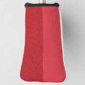 Custom Red Golf Head Cover - Horizontale Split Headcover (Rotieren 90)