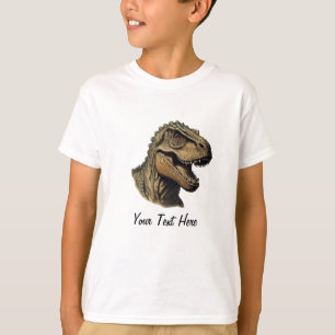 Custom Red Green Dinosaur T-Rex Tyrannosaurus T-Shirt