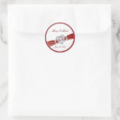 Custom Red Infinity Heart Stickers (Tasche)