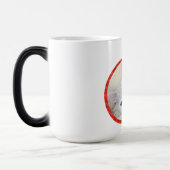 Custom Red Kariert Coffee Tasse - Fügen Sie Ihre H (Links)