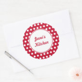 Custom Red Kitchen Stickers (Umschlag)