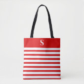 Custom Red Monogram Tasche (Vorderseite)