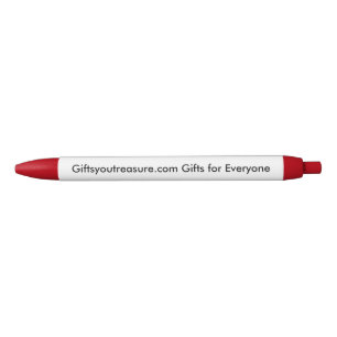 Custom Red Name Quote Company Slogan Foto Artwork Kugelschreiber