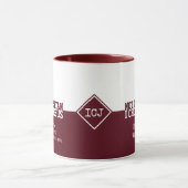 Custom Red NOT HEUTE SATAN Christliche Tasse (Zentrum)