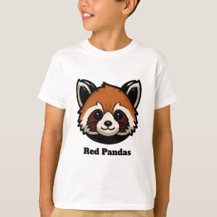 Custom Red Panda Youth T - Shirt (Name und Nummer)