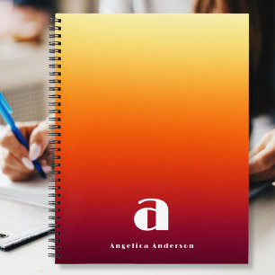 Custom Red Personal Notizblock