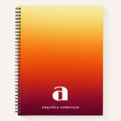 Custom Red Personal Notizblock (Vorderseite)