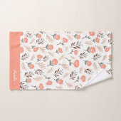 Custom Red Poppies Botanical Towels Badhandtuch Set (Handtuch)