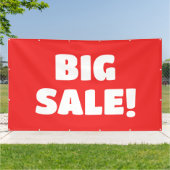 Custom Red SALE Banner (Außenbereich)