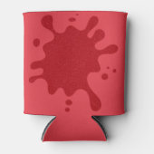 Custom Red Splash Can Cooler Dosenkühler (Vorderseite)