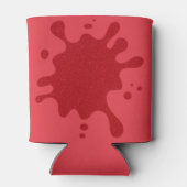 Custom Red Splash Can Cooler Dosenkühler (Rückseite)