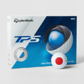 Custom Red Taylor Made TP5 Golf Balls Golfball (Verpackung)