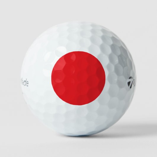 Custom Red Taylor Made TP5 Golf Balls Golfball (Vorderseite)