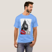 Custom Red Telefone Box London Big Ben Clock T-Shirt (Vorne ganz)