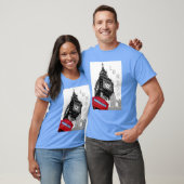 Custom Red Telefone Box London Big Ben Clock T-Shirt (Unisex)