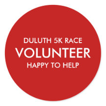 Custom Red Volunteer