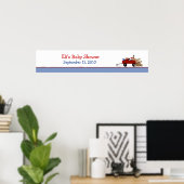 Custom Red Wagon Banner für Jen Poster (Heimbüro)