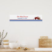 Custom Red Wagon Banner für Jen Poster (Küche)