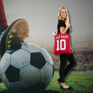 Custom Red White Black Sport Jersey Nummer Tasche