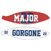 Custom Red White Blue Basketball Full Size School (Panele)