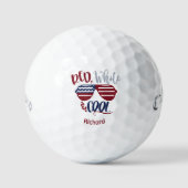 Custom Red White Cool Callaway Supersoft Golf Ball (Vorderseite)