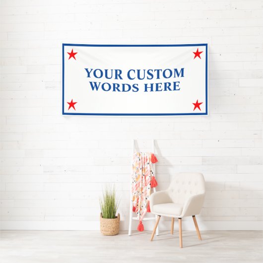 Custom Red White und Blue Banner (Insitu)
