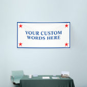 Custom Red White und Blue Banner (Messeveranstaltung)