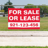 Custom Red White zum Verkauf oder Leasing von Real Banner (Insitu)