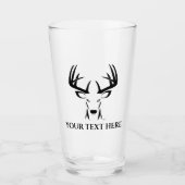 Custom Rehjagd Bier Glass Tumblr Glas (Vorderseite)